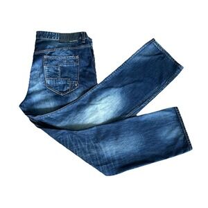 Rocawear Straight Fit Distressed Jeans Marked Size‎ 42 Read